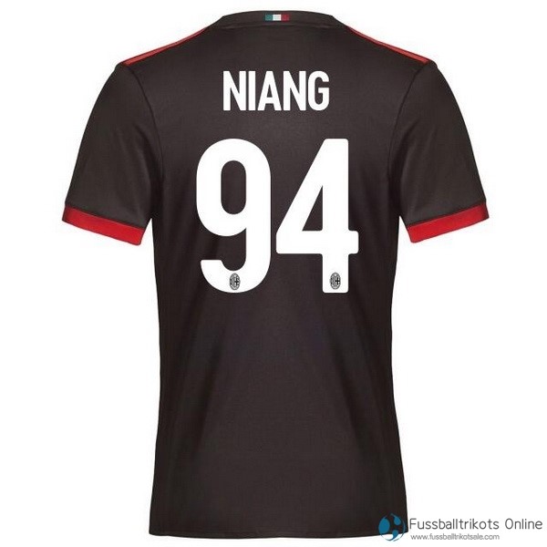 AC Milan Trikot Ausweich Niang 2017-18 Fussballtrikots Günstig